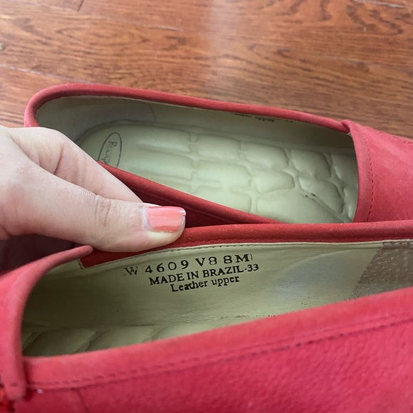 Rockport Red Leather Loafers - Picture 6 of 9